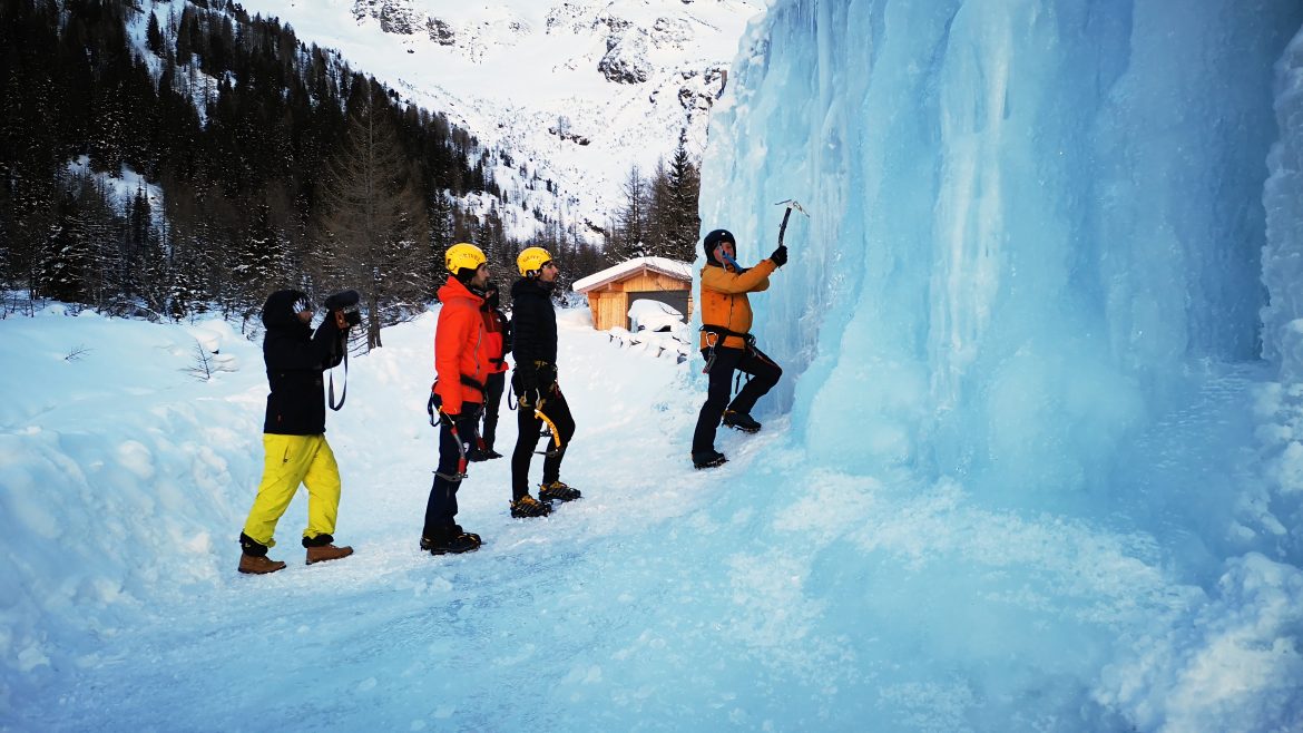 Brüder Svoboda im Eisklettern-Eldorado Kolm Saigurn im Raurisertal