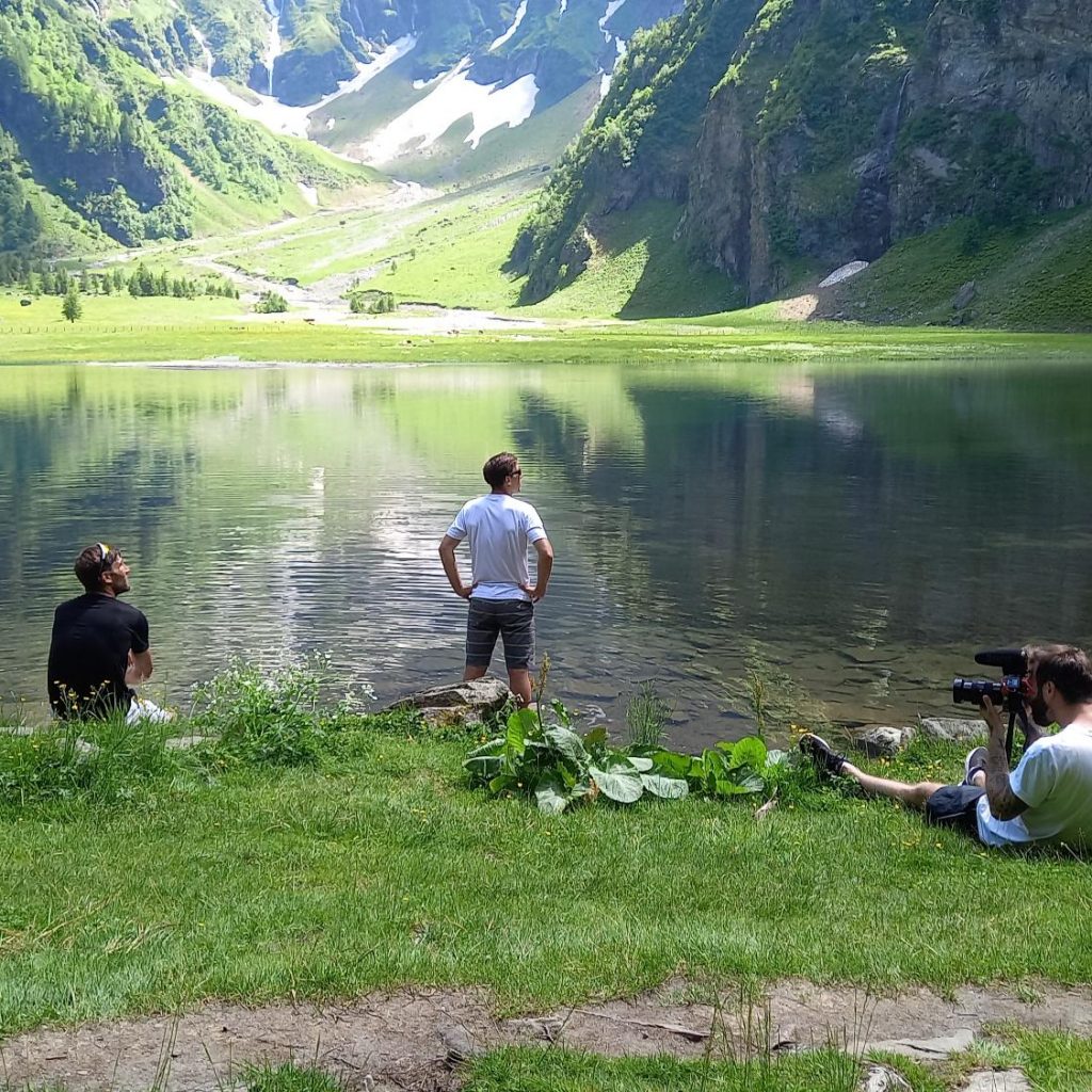 Brüder Svoboda beim Hintersee in der Ferienregion Nationalpark Hohe Tauern